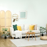 thumbnail of HOMCOM conjunto de 2 plantas artificiales decorativas 65 cm plantas artificiales con maceta y hojas para interior hogar salón oficina verde