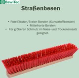 thumbnail of Hochwertiger Straßenbesen 80cm Breit mit 4-Loch Wechselsystem und Aluminiumstiel Besen mit Stiel rote Kunststoff-Borsten