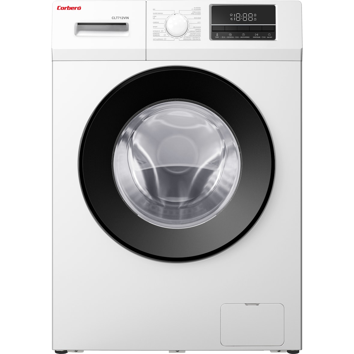 Lavadora Corbero CLT712VIN 1200 7kg Inverter C
