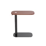 thumbnail of Bureau PHT02, 600 x 350 mm, handmatig in hoogte verstelbaar, verrijdbaar, bruin/zwart