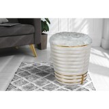 thumbnail of Hocker Britteny 320 Elfenbein / Gold