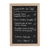 thumbnail of Tableau Ardoise Craie Mural 60 x 40 cm cadre bois naturel