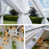 thumbnail of astreea Igloo Terrassenpavillon Model M mit Umbrella Bezug, weiss, wasserfest