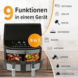 thumbnail of GOURMETmaxx Doppelkammer-Heißluftfritteuse -  7 l - max. 2400 W