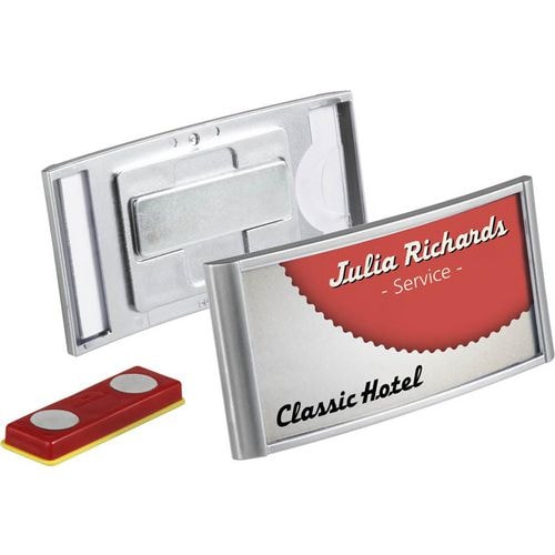 DURABLE Badges Classic Aimant 8,3 x 5 x 23,8 cm ABS (acrylonitrile-butadiène-styrène) 10 pièces