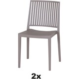 thumbnail of SIENA GARDEN Urban Lights Set 2teilig Lane Stuhl gastrotauglich taupe
