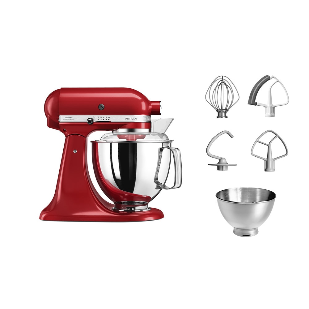 KitchenAid Procesador de alimentos Artisan 5KSM175PS 300 W 4,8 l Rojo