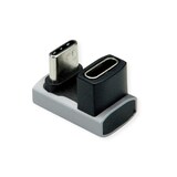thumbnail of ROLINE USB4 Gen 3x2 Adapter Typ C ST/BU, Aluminium, 360°, breit, silberfarben