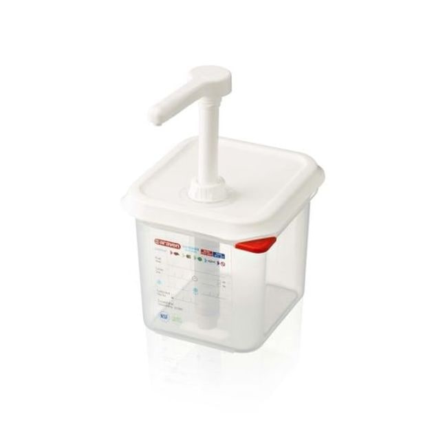 Pompspender GN 1/6 aus Polypropyleen, Inhalt 2,6 L