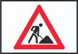 thumbnail of Achtung Baustelle Symbol Schild Arbeitsstelle A1 (594x841mm)