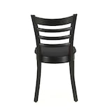 thumbnail of Gastro Stuhl Hugo | schwarz | gepolsterter Holzstuhl | Bistrostuhl | Restaurantstuhl