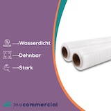 thumbnail of Inoverse Stretchfolie Transparent Wickelfolie, 2 kg, 2 Rollen, Für Möbel & Umzug, Palettenfolie, Handstretchfolie