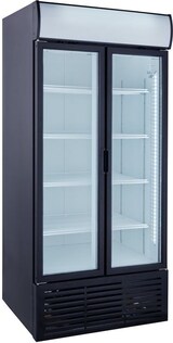 thumbnail of GastroHero Getränkekühlschrank PROFI 783 Slim mit Klapptüren schwarz