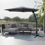 thumbnail of Easy Push-Up Sonnenschirm Gartenschirm Ampelschirm Anthrazit Ø3,50m