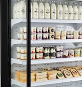thumbnail of Romux® Wandkühlregal für Molkereiprodukte mit 4 Böden 150x85x200 cm | Professionelle Kühlvitrinen Gastronomie