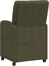 thumbnail of vidaXL Esszimmerstühle mit Rollen 2 pcs Armeegrün 57 x 67 x 95 cm