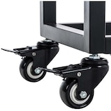thumbnail of DELUKE® Kaminholzregal innen Metall BETTA mit Rollen, 25x60x100 Brennholzregal innen Kaminholzständer Kaminholzhalter Feuerholzregal