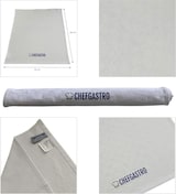 thumbnail of Barkühlschrank GAUKLER für 20 Dosen (330ml) | 1x Tür + LED | 40 Liter, HxBxT 54,5x40,5x44,3cm | +6/+15°C | Schwarz | + CHEFGASTRO Geschirrtuch