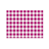 thumbnail of Verpakking van 500 individuele tafelkleden Gedecoreerd papier Vichy Magenta 28x40.5 Offsetdruk 80gr