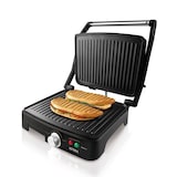 thumbnail of Taurus Asteria Grill, plancha de asar eléctrica de 2200W con regulador de temperatura, placas de 29x22cm, apertura 180º, asa de toque frío, libre PFOA