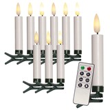 thumbnail of LED Baumkerzen 10 Weihnachtskerzen Clip Baumbeleuchtung kabellos Fernbedienung