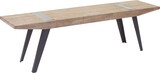 thumbnail of Sitzbank HWC-A15b, Esszimmerbank Bank, Tanne Holz rustikal massiv MVG-zertifiziert 160cm