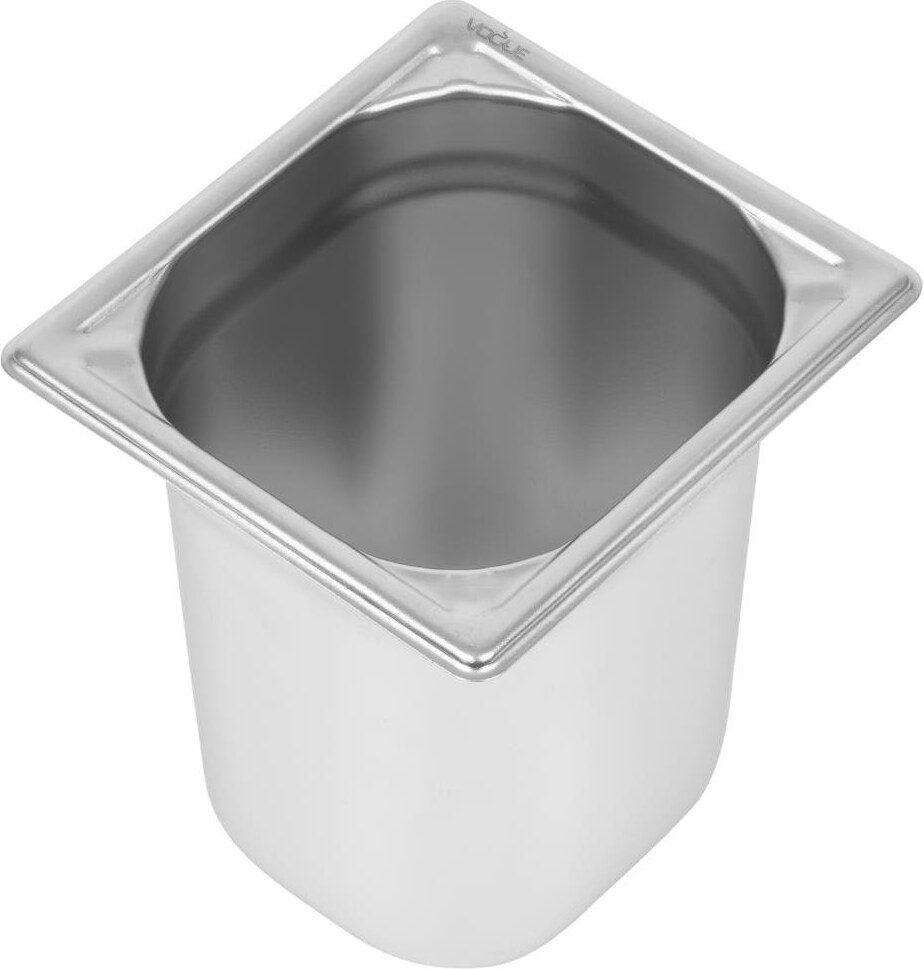 Equipementpro - 18/10 GN 1/6 professioneller Edelstahlbehälter Vogue 200 mm