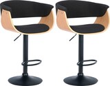 thumbnail of 2er Set Barhocker Vestal natura/schwarz/Stoff