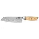 thumbnail of Couteau Fukito Pakka San Mai modèle Santoku 18cm