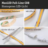 thumbnail of Paulmann MaxLED 1000 LED Strip Basisset COB 3m Warmweiß 3m   36W 1080lm/m 528 LEDs/m 2700K 50VA 71049