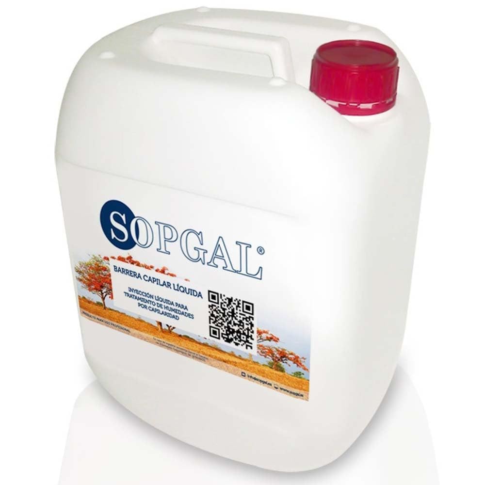 Injeção líquida para humidade ascendente (5l) - Impede a ascensão de humidade nas paredes e alvenarias.