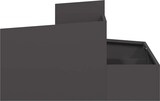 thumbnail of vidaXL Gartenblumentopf Schwarz 80 x 80 x 50 cm Kaltgewalzter Stahl