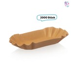 thumbnail of Pappschalen Pommesschalen medium 2.000 Stk, to go, take away, biologisch abbaubar, nachhaltig, kunststofffrei