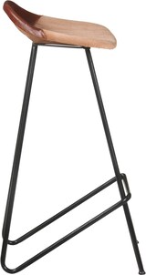 thumbnail of Barhocker MUKE 2er Set Hellbraun Echtleder  | Barstühle Küchenhocker Thekenhocker für Küche Hausbar