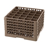 thumbnail of Glazenkorf kunststof bruin | 25 vakken | 500x500x142(h)mm