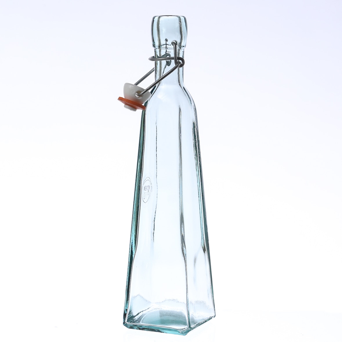Glasflasche mit Bügelverschluss Recyclingglas 360ml Trinkflasche Vorratsflasche