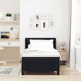 thumbnail of vidaXL Boxspringbett mit Kopfteil Schwarz 200 x 80 cm Stoff