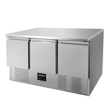 thumbnail of Mesa refrigerada de 3 puertas, acero inoxidable, refrigeración estática, 85 x 137 x 70 cm, GN1/1, 435 W, EASYLINE, 368L, 10015 Vaiotec