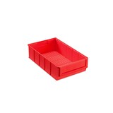 thumbnail of PROREGAL 5x Rote Industriebox 300 B | HxBxT 8,1x18,3x30cm | 3,4 Liter | Sichtlagerkasten, Sortimentskasten, Sortimentsbox, Kleinteilebox