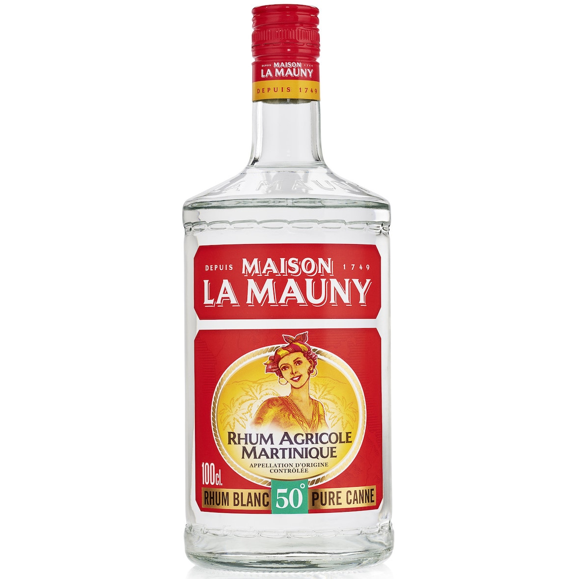 Rhum Maison la Mauny Blanc Agricole - 50° 100 cl