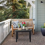 thumbnail of Relaxdays Beistelltisch Balkon, wetterfest, auch für Terrasse und Garten, HBT: 39x52x48 cm, Outdoortisch klein, schwarz