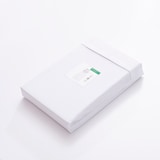 thumbnail of Benetton - 4-teiliges Doppelbett-Set: Bettlaken (240x240cm), Spannbetttuch (160x200cm), 2 Kissenbezüge (50x80cm), 100 % weiße Baumwolle