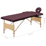thumbnail of Helloshop26 - Lettino da massaggio pieghevole 2 sezioni legno viola vino 02_0001819