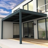 thumbnail of Pergola solaire Santa 4,642x3,999 M 8 panneauxx (Gris Anthracite) Intersun