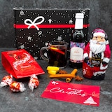 thumbnail of Geschenkset "Glühwein & Lindt Schokolade" | Weihnachten Präsentkorb gefüllt mit Wein, Nikolaus, Lindor Pralinen