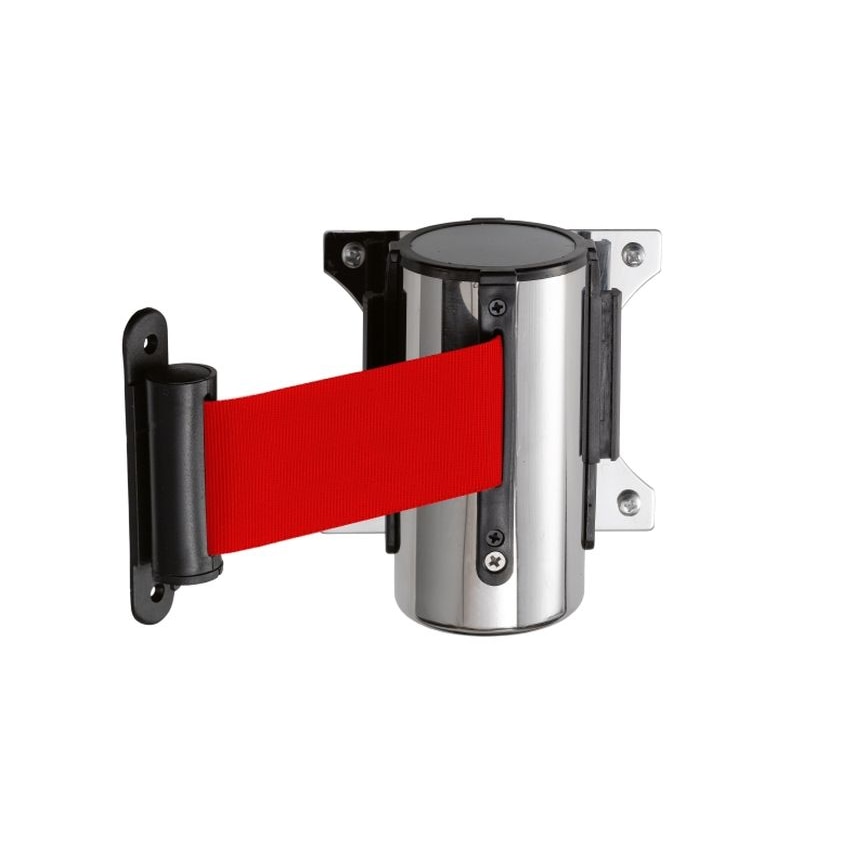 Wandhalterung Für Absperrpfosten / Tensatoren Modell Pw 3 R, Gurtlänge: 3000 Mm