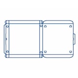 thumbnail of 100x Pizzakarton aus Mikrowellpappe mit neutralem Motiv 40 x 40 x 4 cm