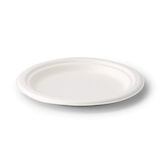 thumbnail of BIOZOYG 1000 Stück Einwegteller rund Ø 18cm Bio Geschirr Zuckerrohr Teller stabil biologisch abbaubar kompostierbar Bagasse Einwegteller Bioparty