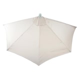 thumbnail of Ersatz-Bezug für Sonnenschirm halbrund Parla, Sonnenschirmbezug Ersatzbezug, 270cm Stoff/Textil UV 50+ 3kg ~ creme