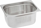 thumbnail of Stalgast Edelstahl Gastronormbehälter Serie STANDARD, GN 1/2 (65mm), perforiert/gelocht